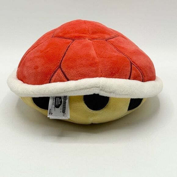 Tomy Toys Mario Kart Club Mocchi Red Turtle Shell Plush  Mini 5” - Picture 2 of 5